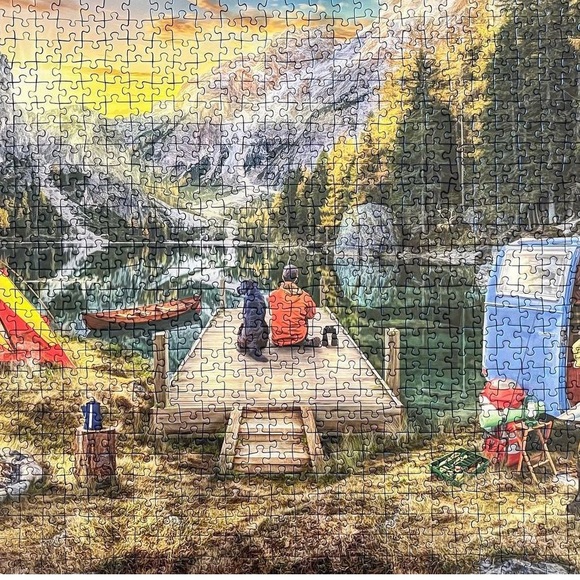 Ravensburger Calm Campsite puzzle - Picture 4 of 4